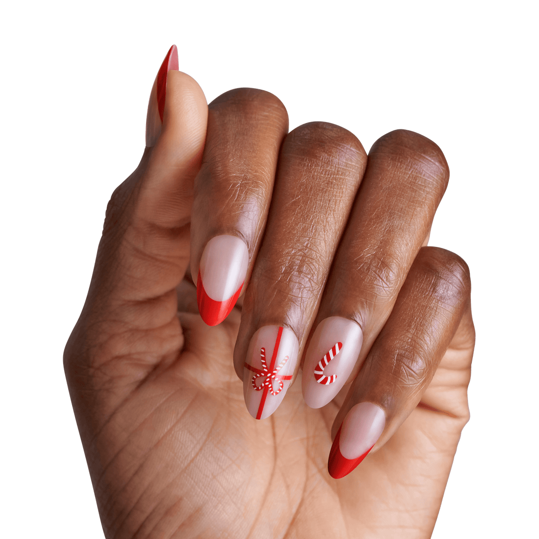 KISS Voguish Fantasy Holiday Press On Glue Nails - Warm n Cozy