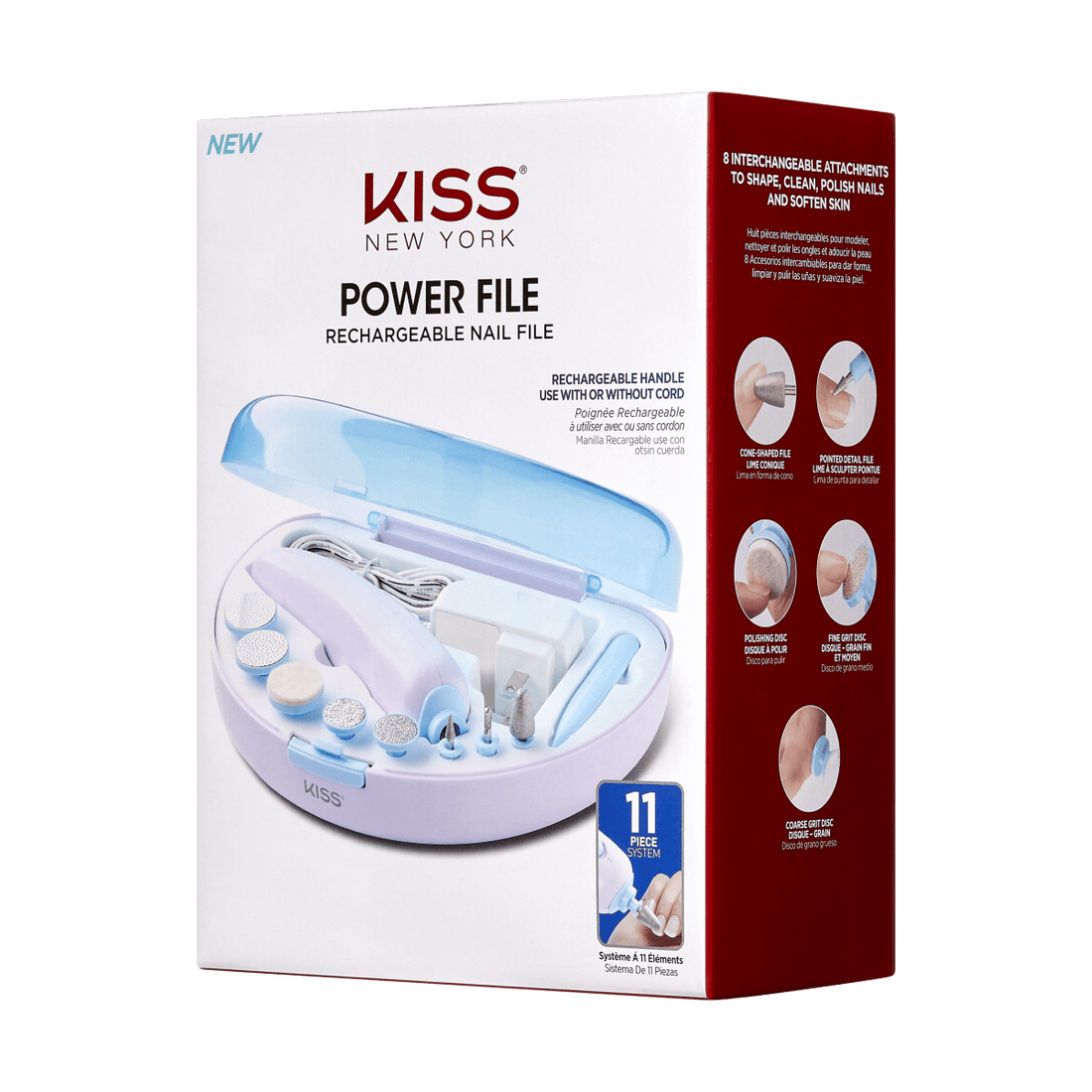 KISS Powerfile Rechargeable Nail File
