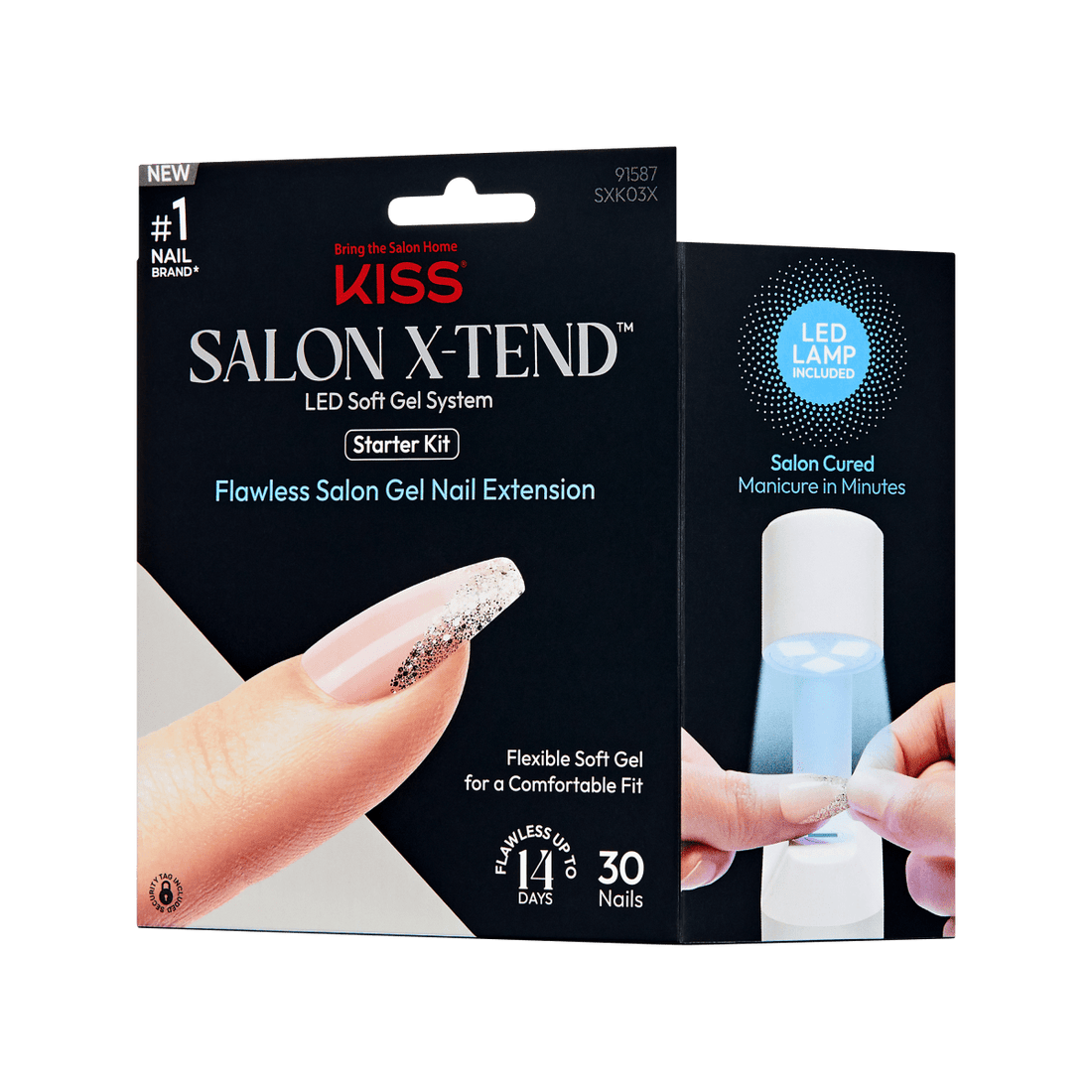 KISS Salon X-tend LED Soft Gel Starter Kit System - Idol