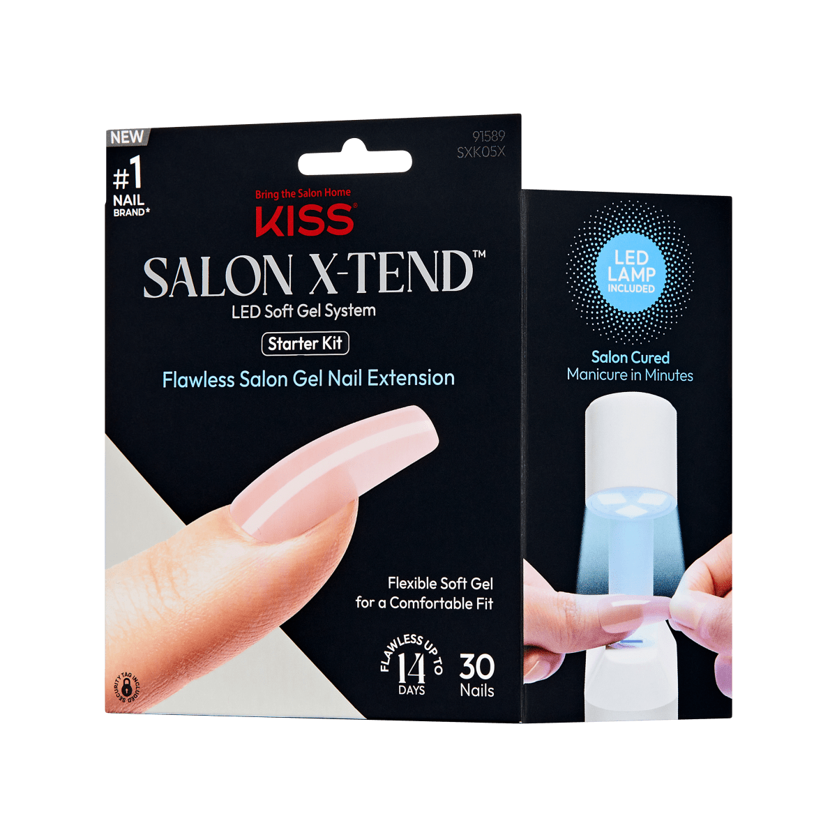 KISS Salon X-tend LED Soft Gel Starter Kit System - Lux