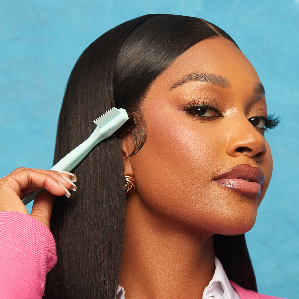 KISS Colors &amp; Care 4-in-1 Edge Boar Brush