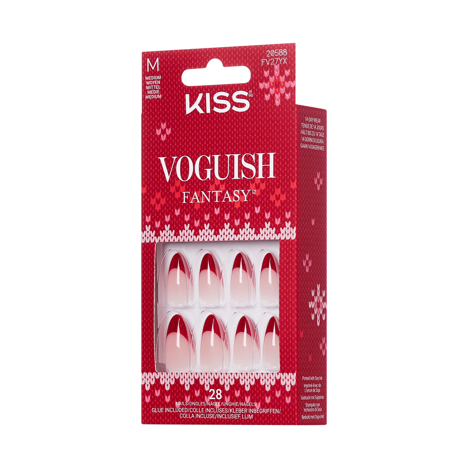 KISS Voguish Fantasy Holiday Press On Glue Nails - Little Elves