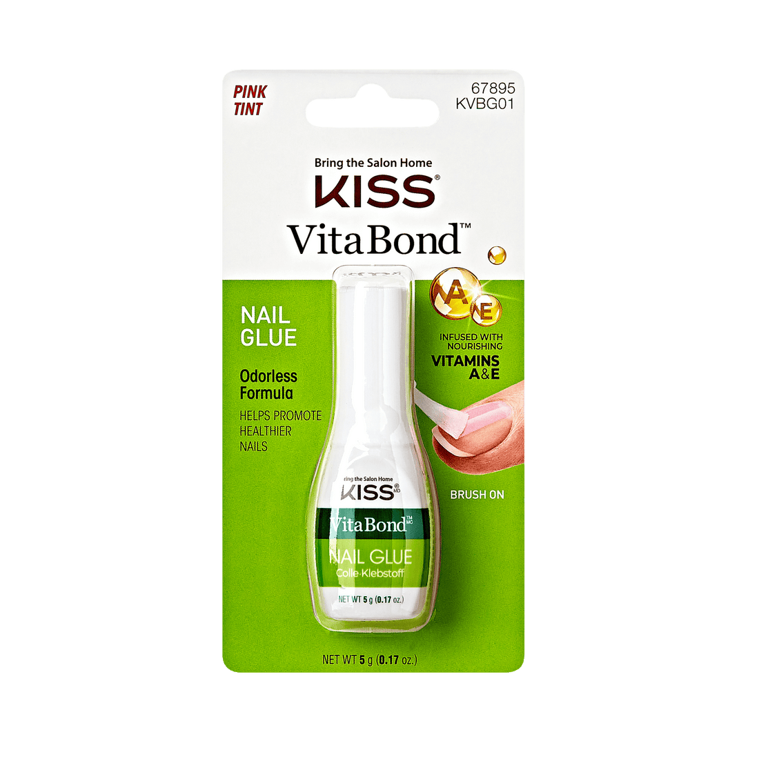 KISS VitaBond Brush-On Nail Glue - 5g (0.17 oz.)