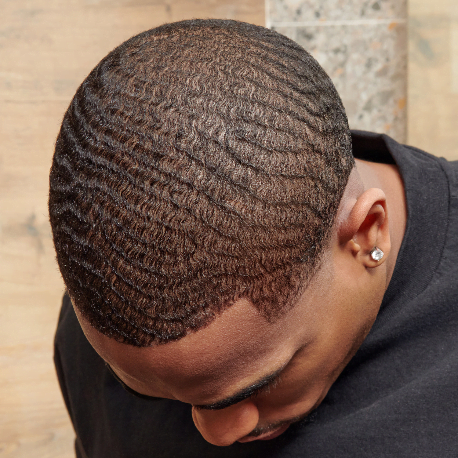 KISS Colors &amp; Care Premium Satin-Lined Halo Turban &amp; 2 Wave Cap, Black